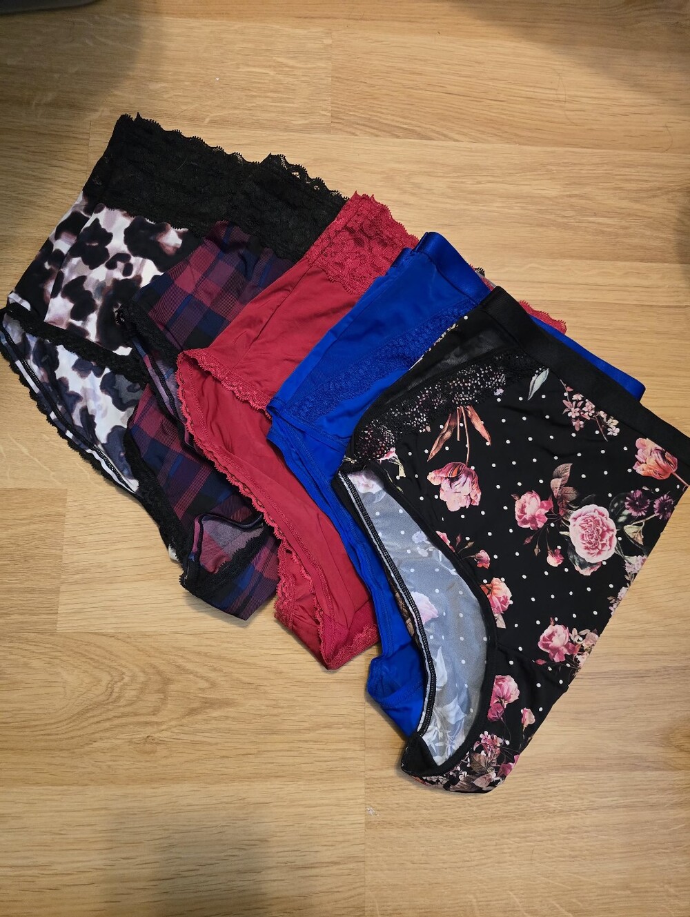 Torrid Second Skin Mid-Rise Brief Panty Lot Of 5 Pairs